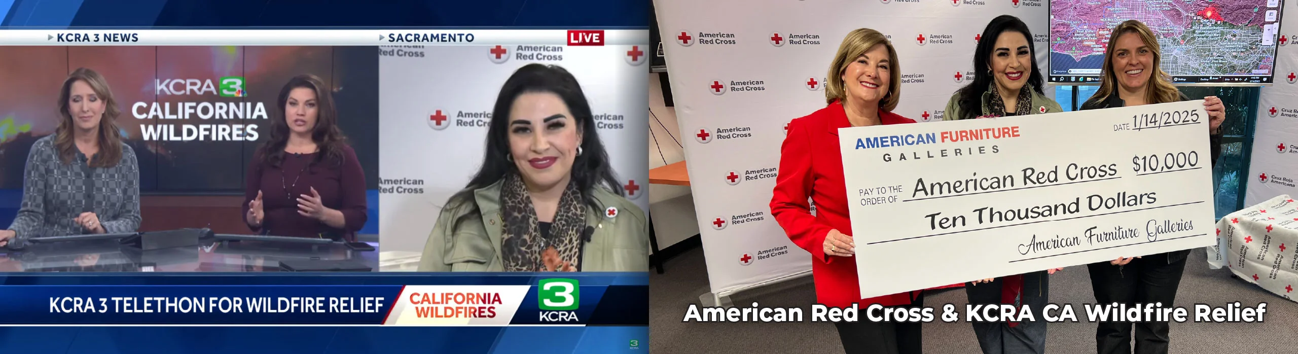 American Red Cross CA Wildfire Relief Telethon