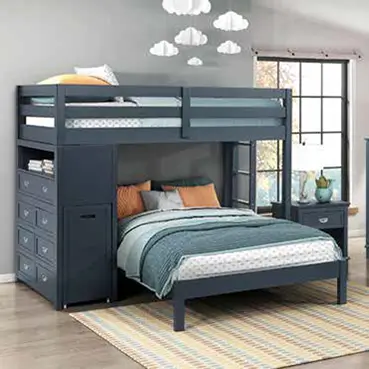 Kids bedroom with bunk bed