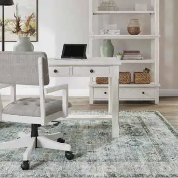 Desk with office chair