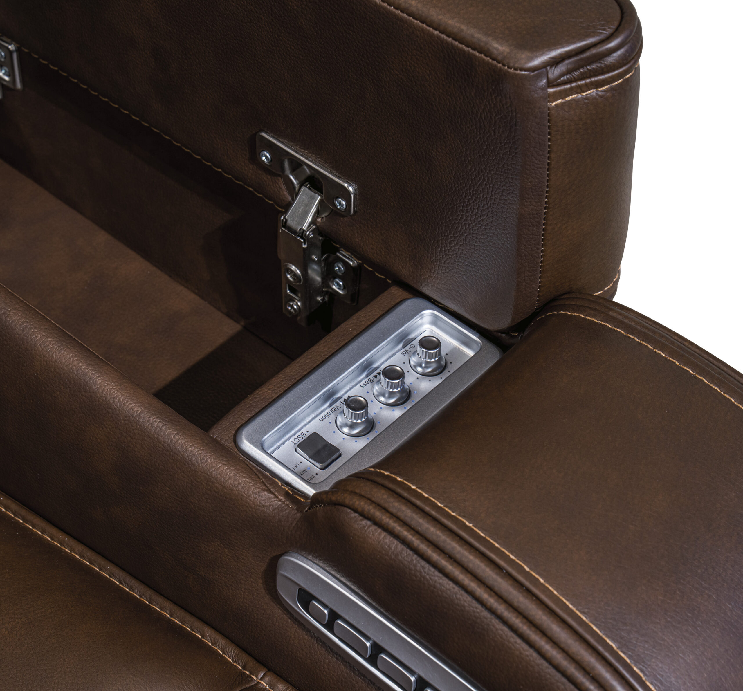 Knightington Power Reclining Sofa with Audio Seating - Image 9