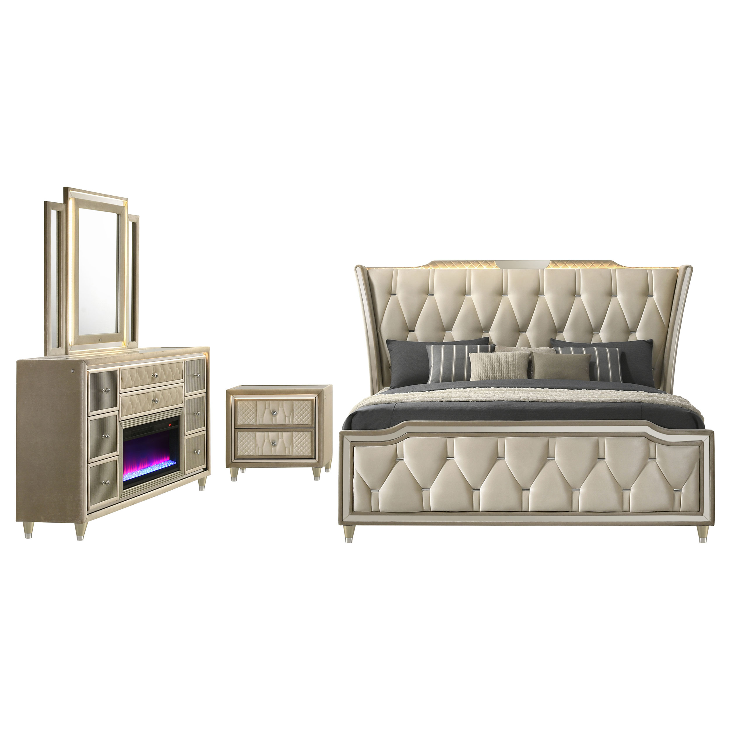 Lorient bedroom isolated