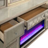 Lorient dresser with fireplace