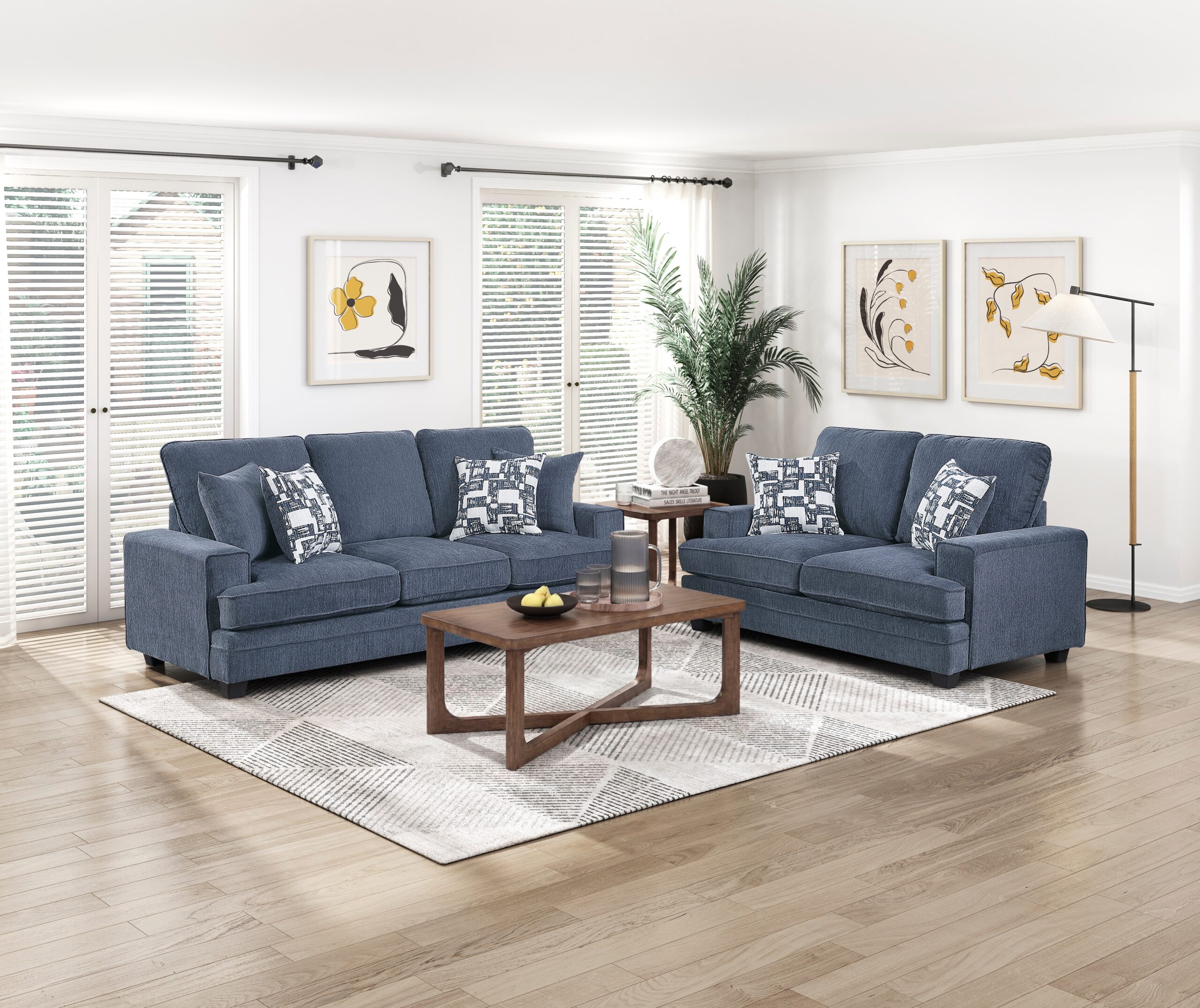 Hayward Sofa and Loveseat